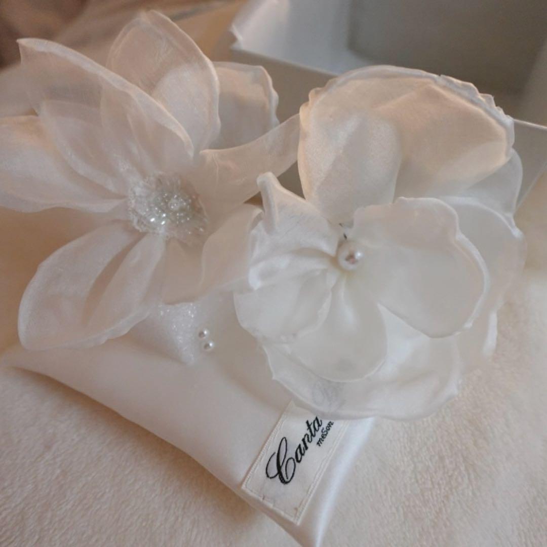 カンタベッラ　ヘッドフラワー　シルク100%