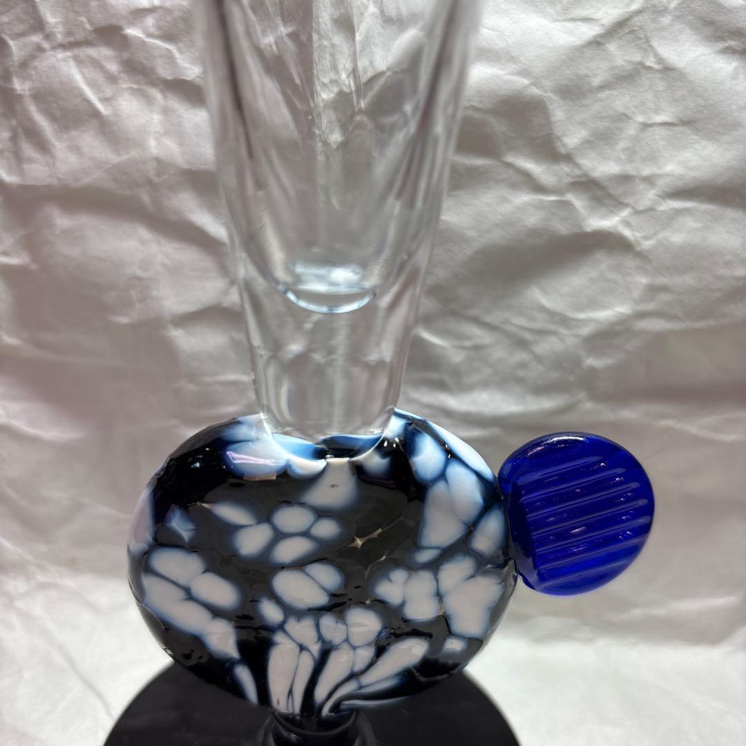 KOSTA BODA ガラスベース 黒・白・青