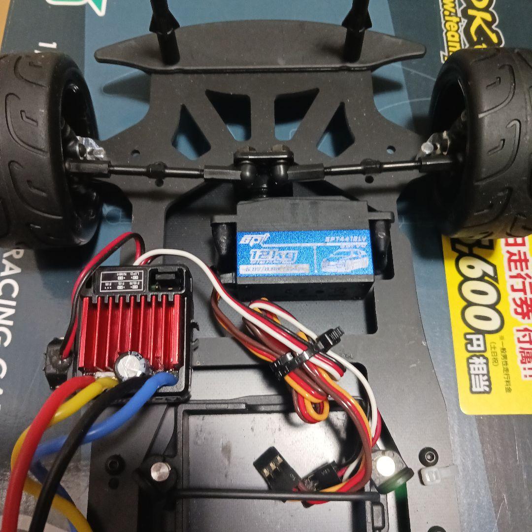 メカ付Yokomo GT1 1/12 EP 2WDレーシングカーキット