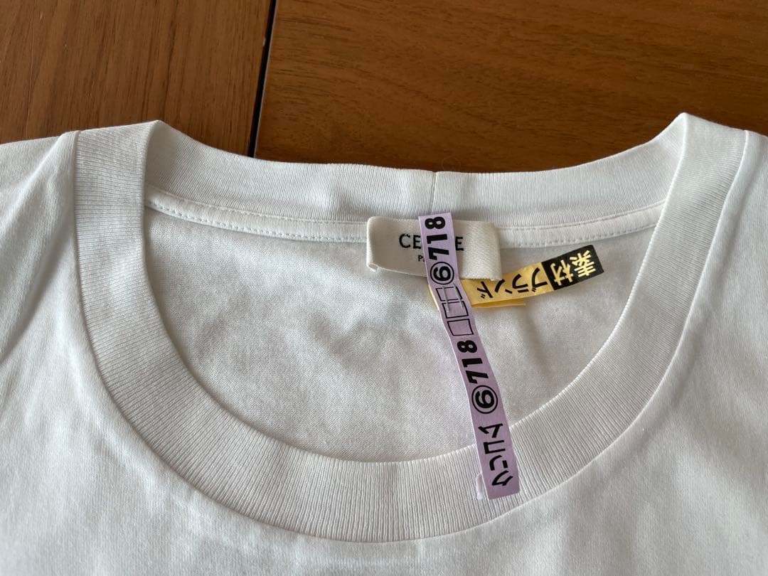 CELINE セリーヌ　21SS POPUP限定 Tシャツ S ホワイト