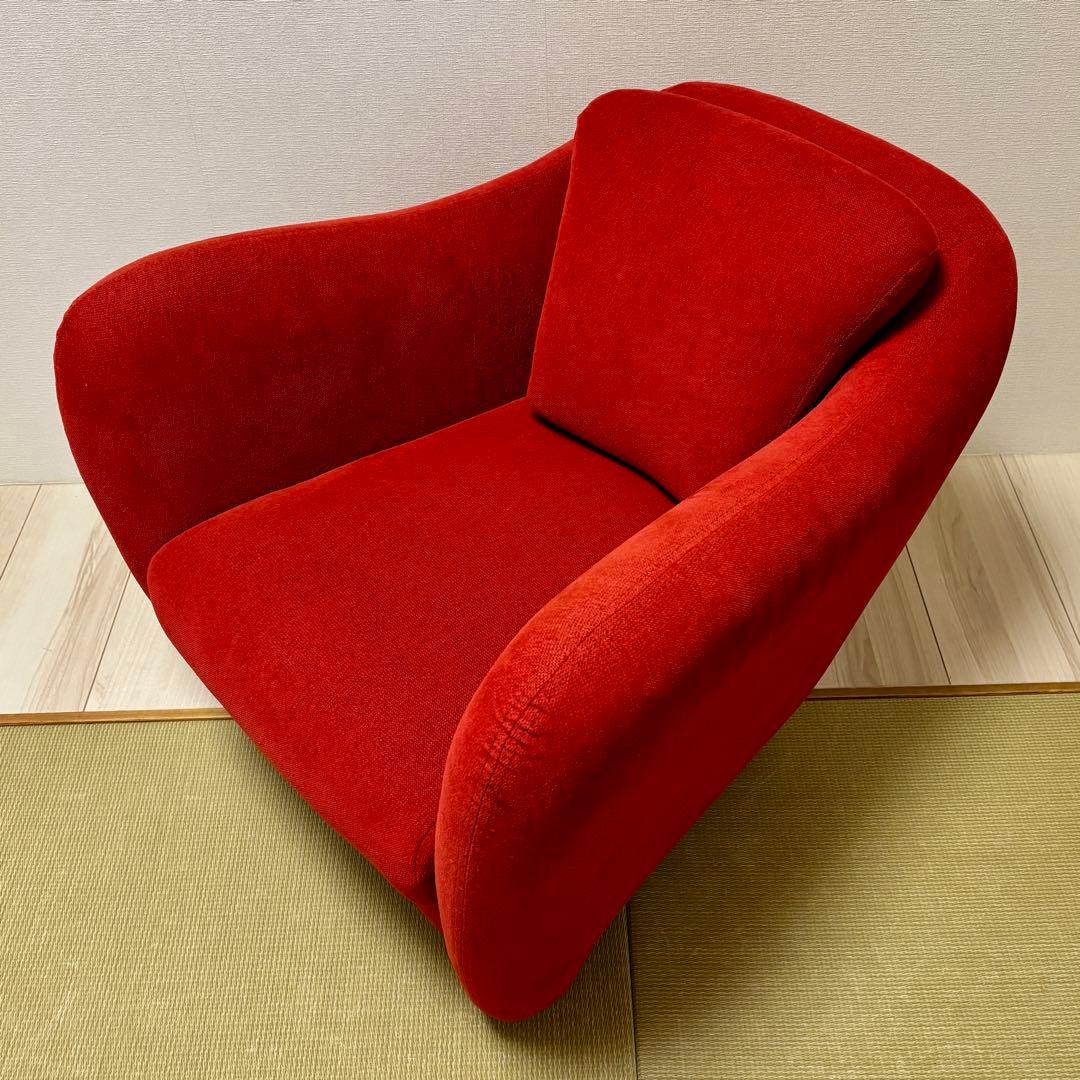 イデー　ミニミラーアームチェア　レッド