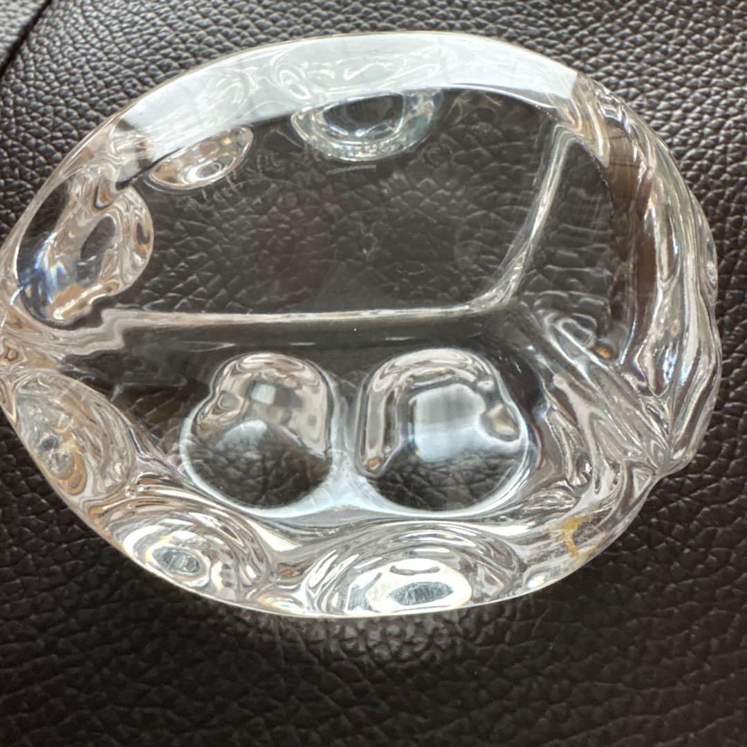 Val Saint Lambert てんとう虫型　ガラス置物