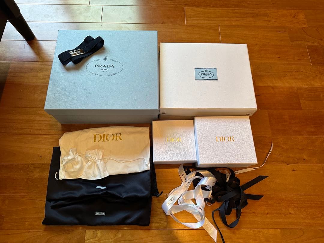 ブランドショッパー 箱 リボン 80点以上DIOR LOUIS VUITTON