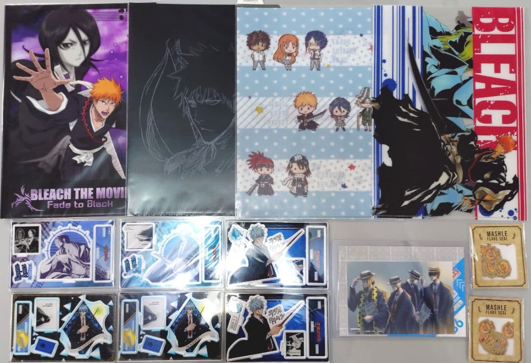 BLEACH ジャンプ展 缶バッジ 白哉 マッシュル レイン等 大量セット