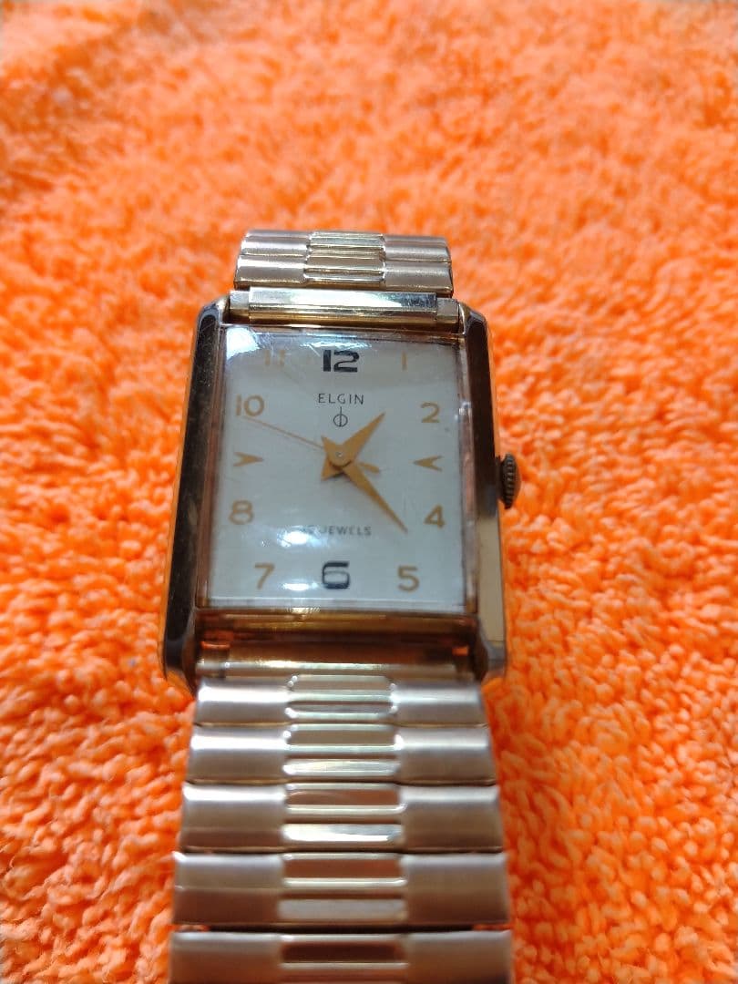 ELGINエルジン 腕時計 ビンテージ アンティーク手巻き スパイデル アメリカ