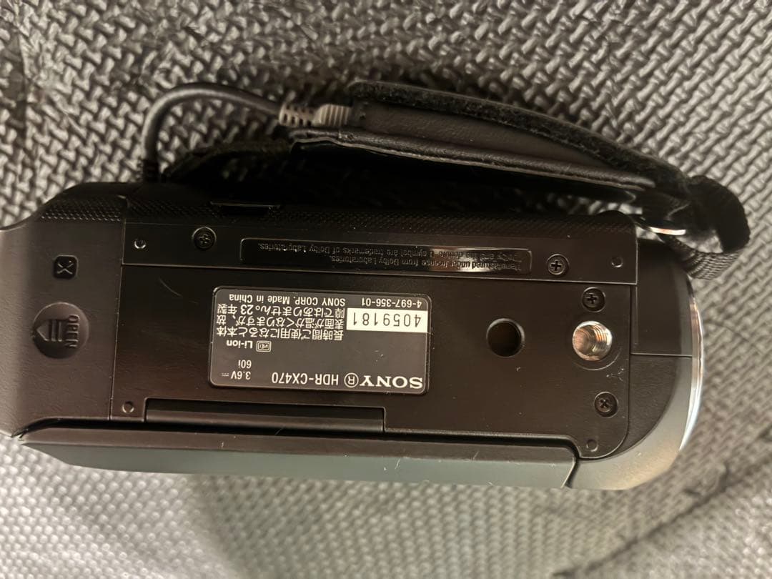 SONY HDR-CX470 ビデオカメラ　23年式