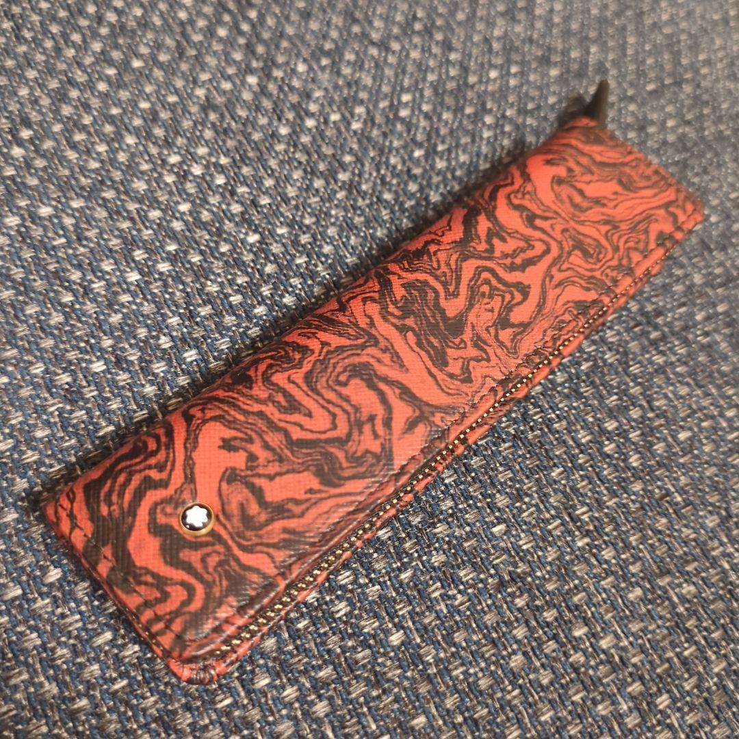 新品未使用品 MONTBLANC モンブラン ラウンドジップ ペンケース