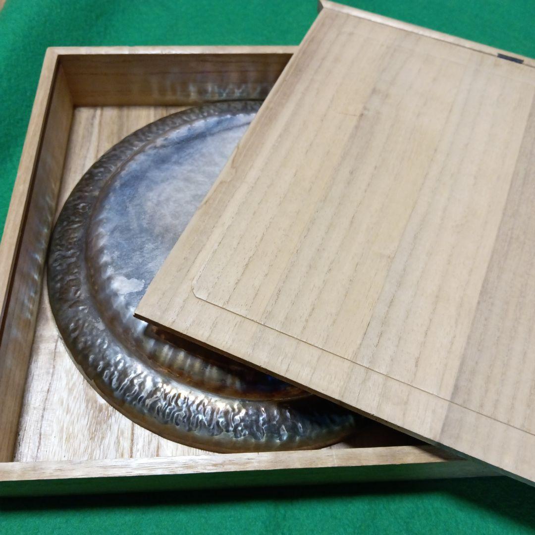 純銀製皿　 純銀保証　302g 木箱付き