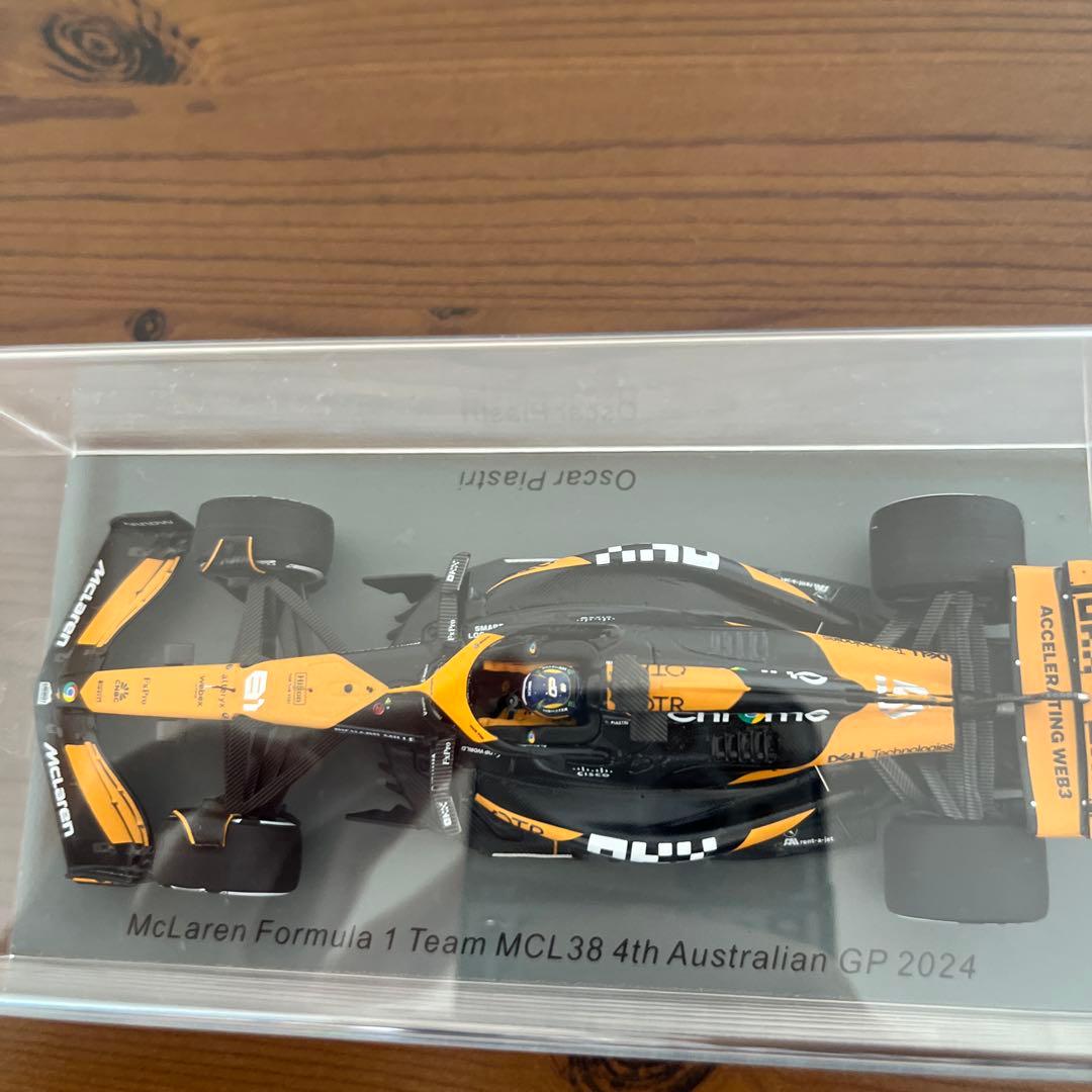 McLaren Formula 1 MCL38 ミニカー 2024