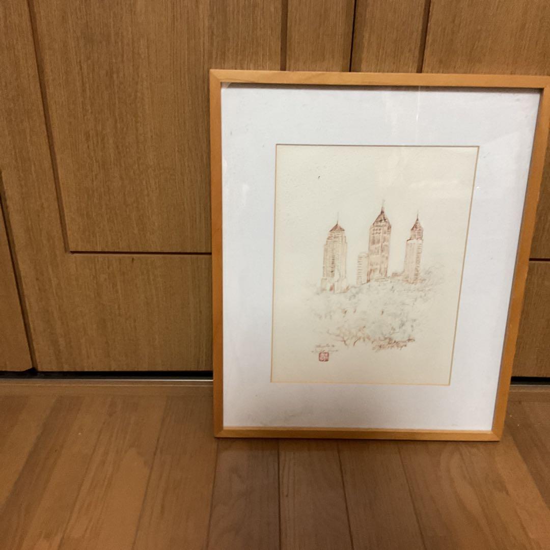 作者不詳 木版画 風景画 アトランタ 96 リュウセイホウ