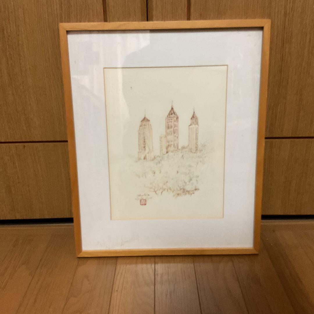 作者不詳 木版画 風景画 アトランタ 96 リュウセイホウ