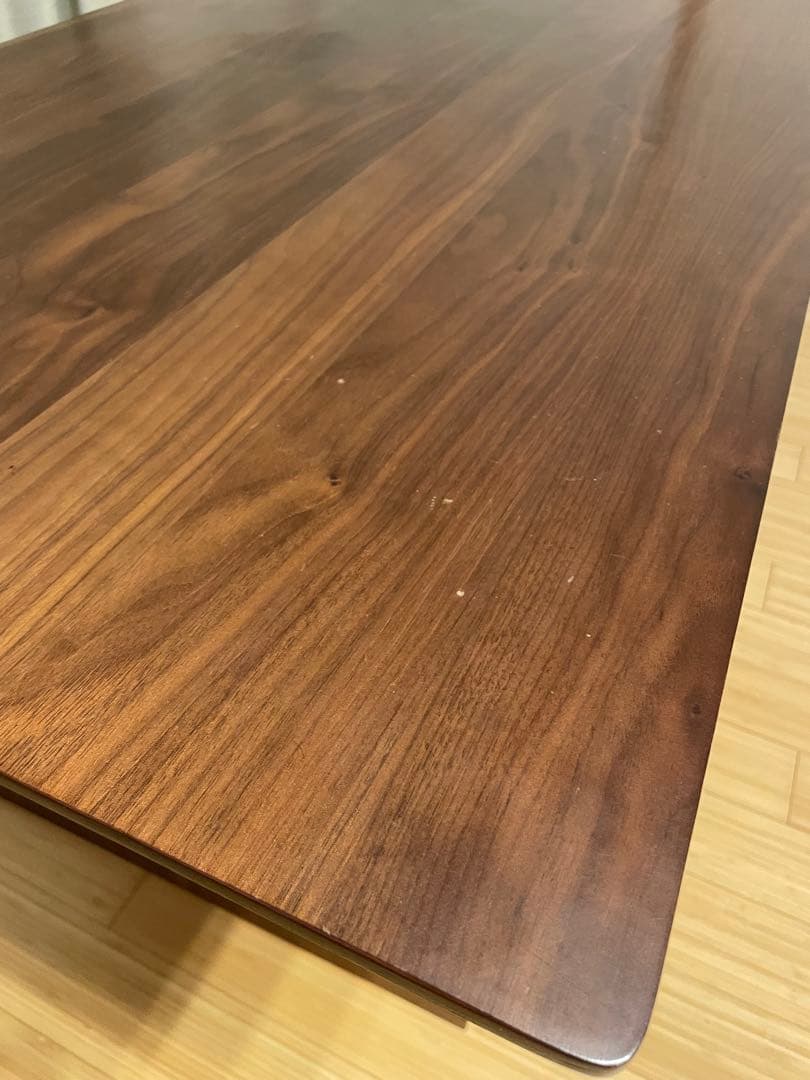 【送料込み】無印／リビングでもダイニングでもつかえるテーブル２・ウォールナット材