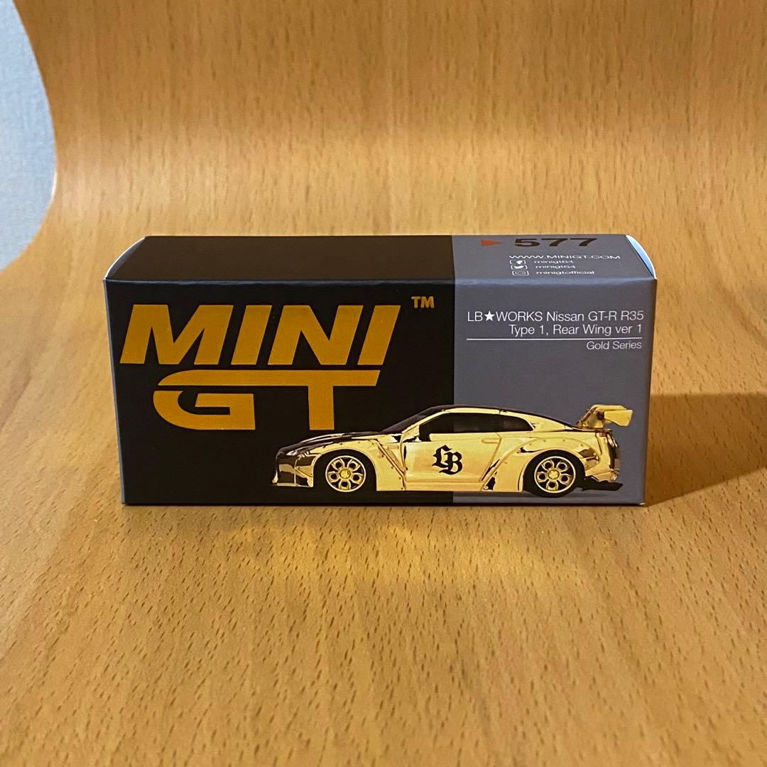 mini-gt LBWK 原宿限定 ゴールド　GT-R タイプ1