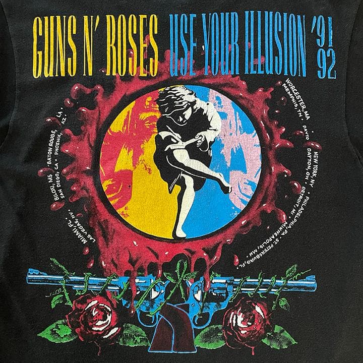 GUNS N ROSES USE YOUR ILLUSION 91 Tシャツ