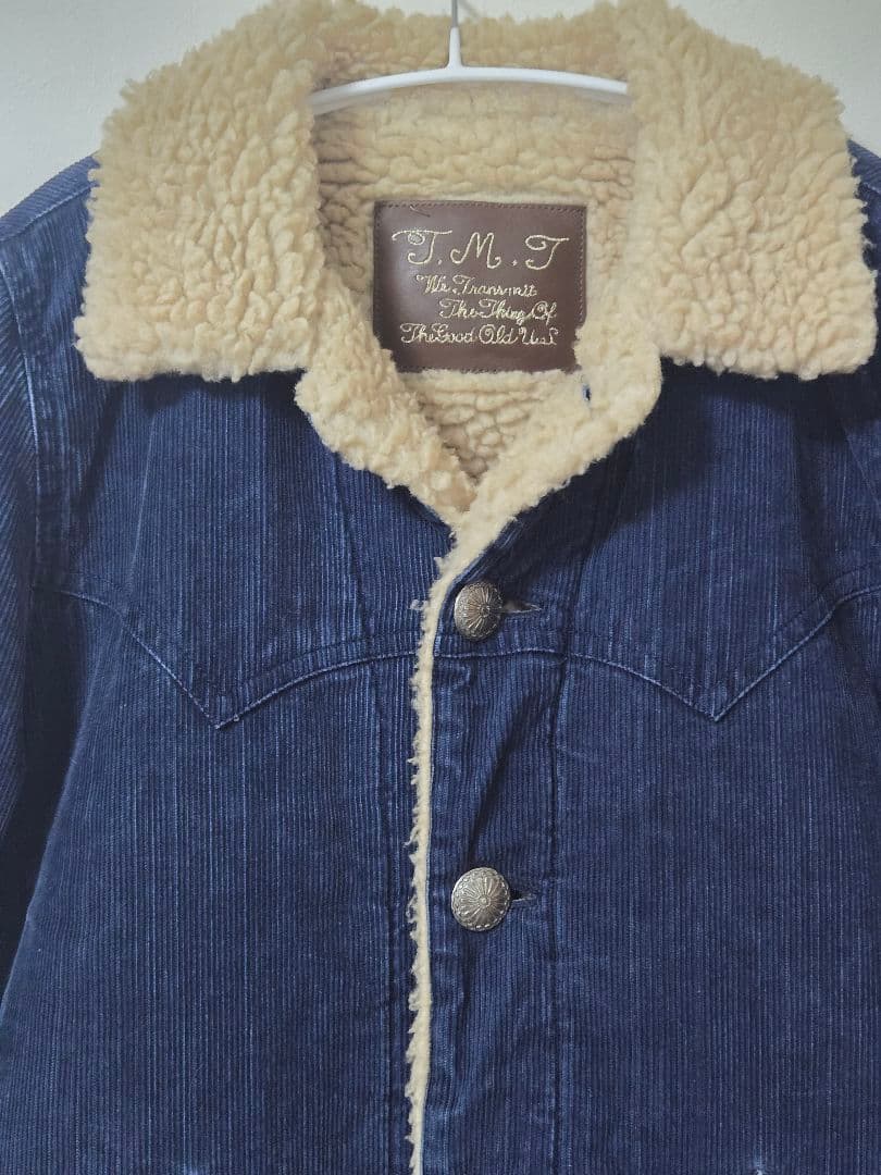 TMT (ティーエムティー) のヴィンテージ・スラブコーデュロイボアランチコート