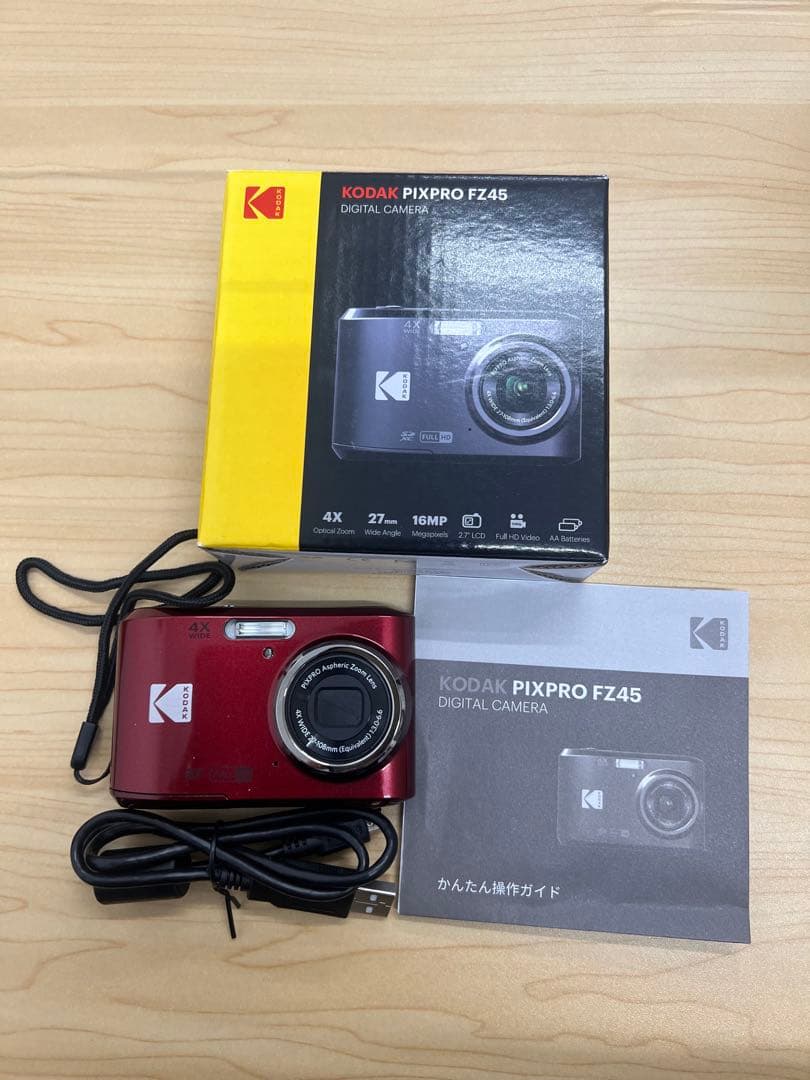 KODAK PIXPRO FZ45 デジタルカメラ レッド