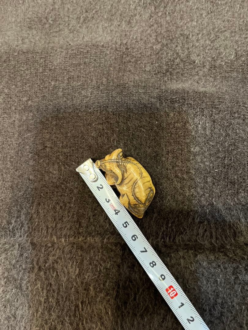 アンティーク 水牛の根付け　骨董