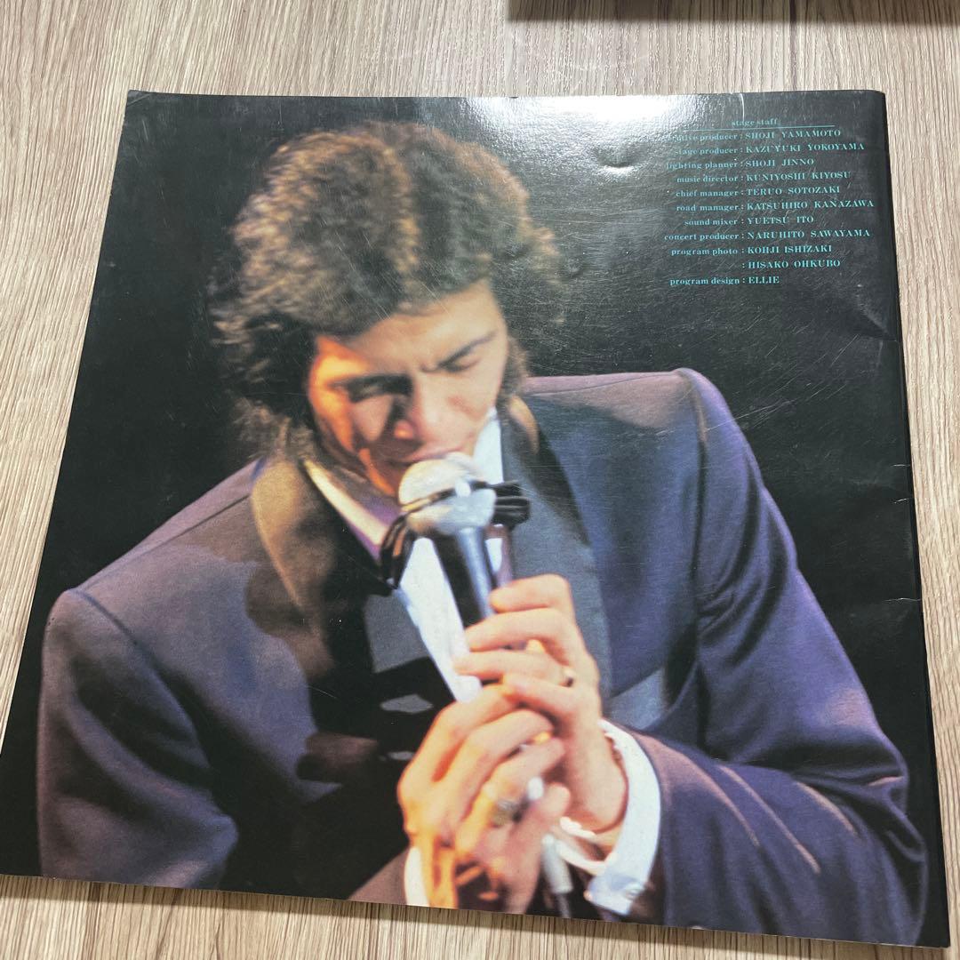 松山千春　風邪をうけて　コンサートツアー　パンフレット　サイン色紙