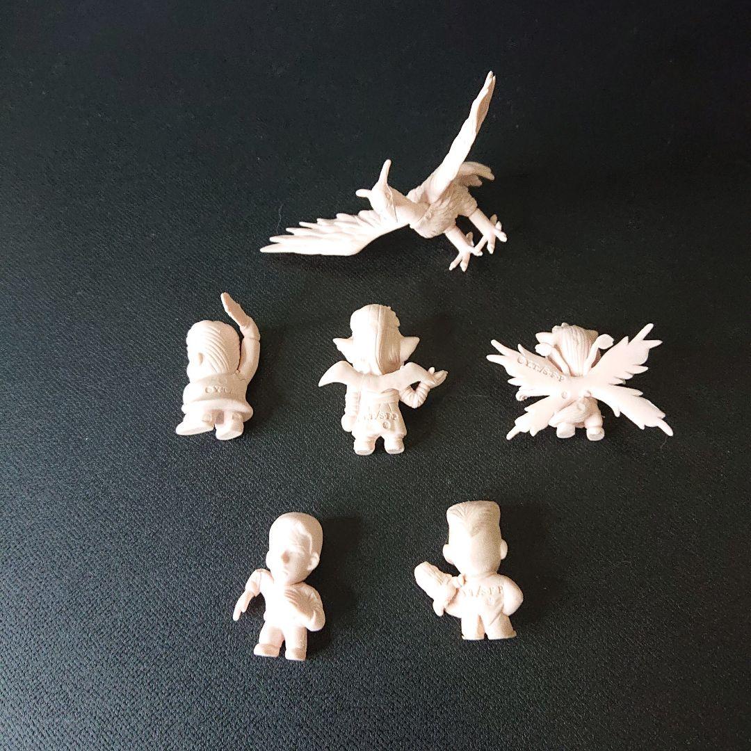 幽遊白書 食玩 人形 森永チョコ フィギュア ゴム人形 フルコンプ