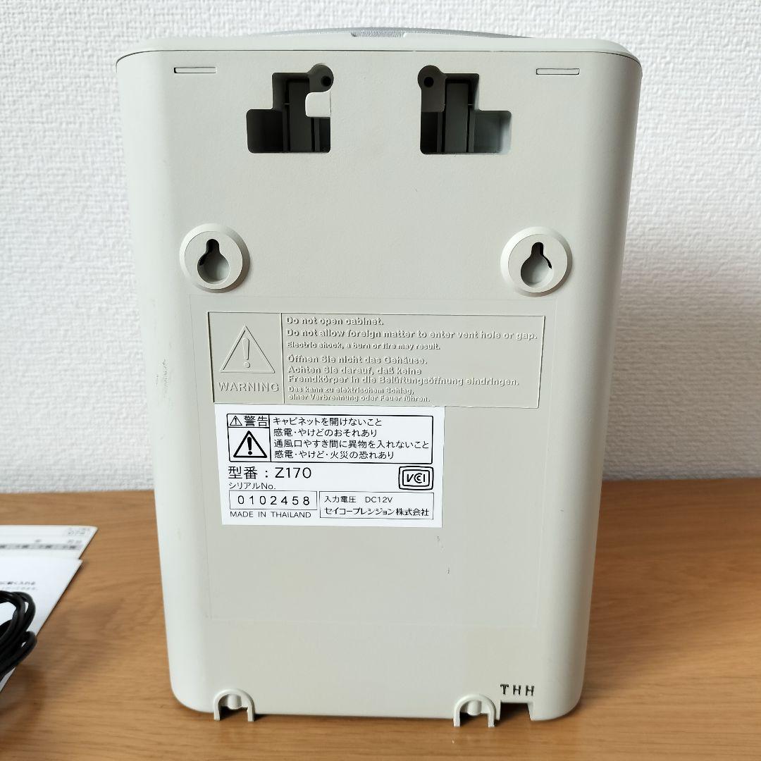 D*.様 【印字確認済み】セイコー　タイムレコーダー　Z170