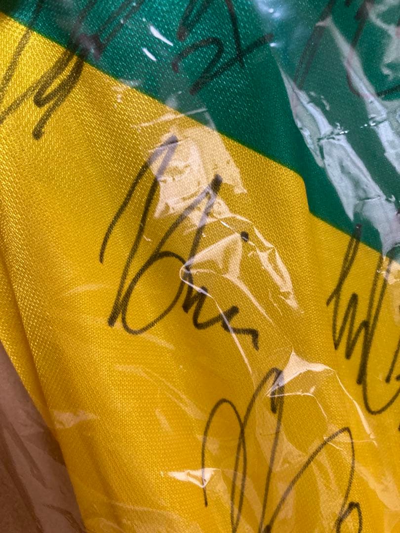 ジェフ千葉　ジェフユナイテッド市原　初期ユニフォーム　サイン入り