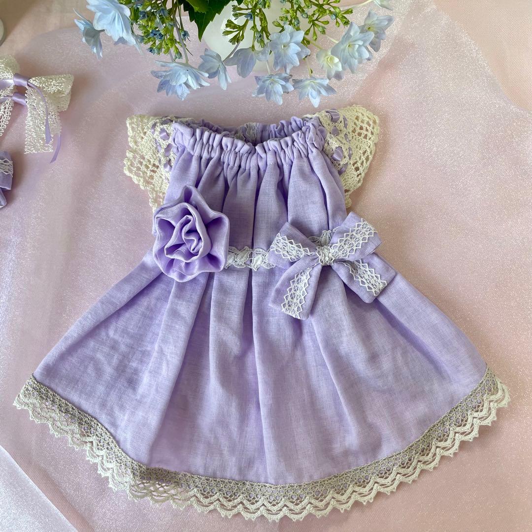 ライラックのワンピース　オーダーページ　犬服　ハンドメイド　∞TuTu∞
