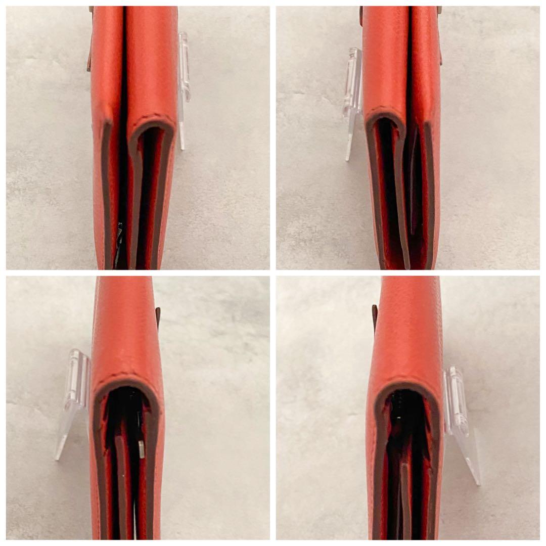 HERMES エルメス ベアン クシュベル シルバー金具 □C刻印 三つ折り財布