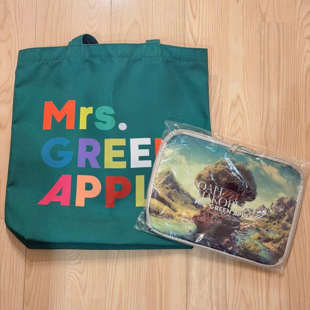Mrs. GREEN APPLE【SS席特典グッズ】トートバッグ、マルチケース