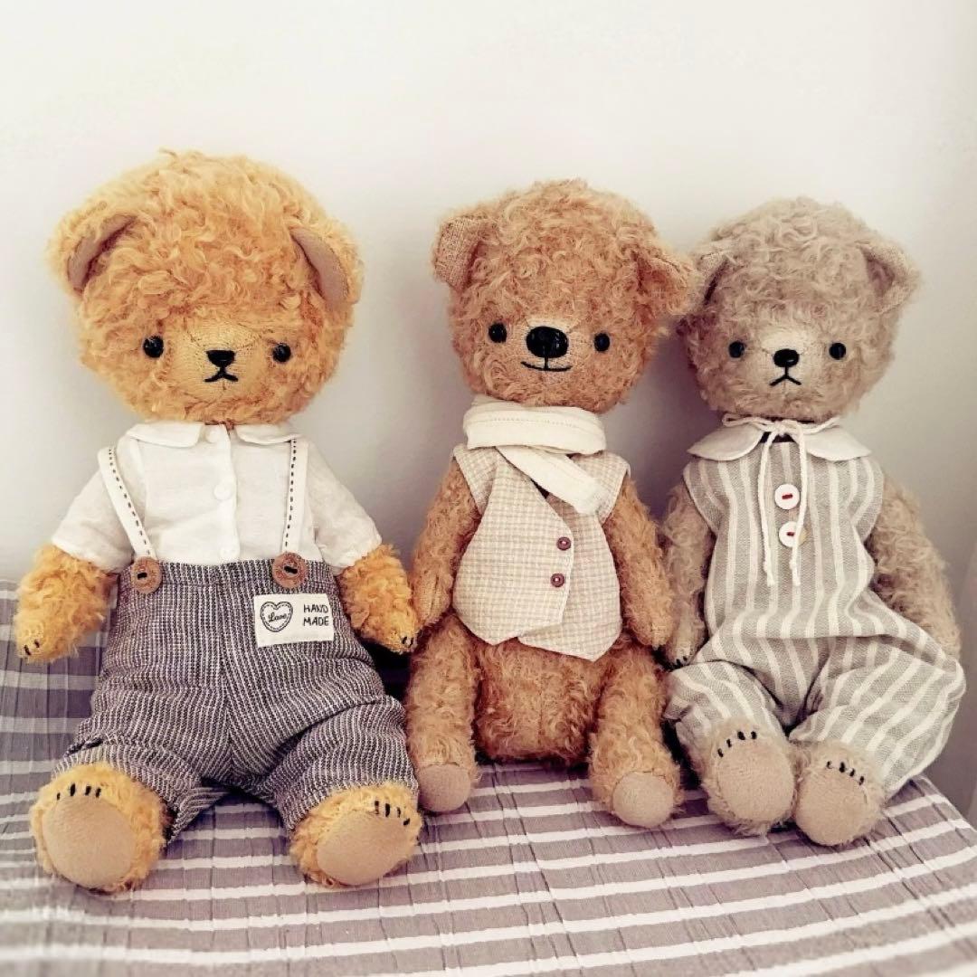 アーティストベア カプチーノテディ 海外作家様 ハンドメイド ぬいぐるみ