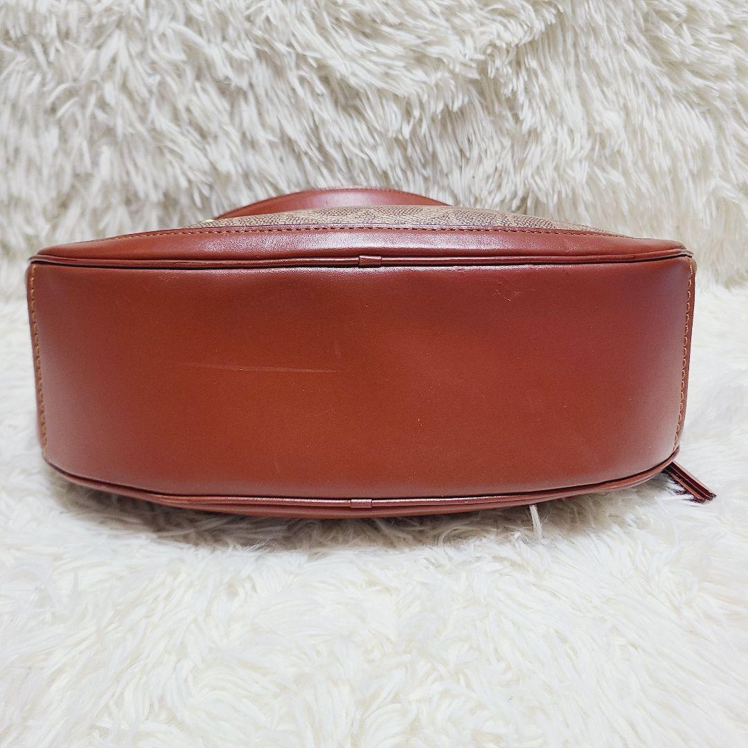 コーチ　ハンドバッグ　サットン　ホーボー　シグネチャー　PVC　レザー