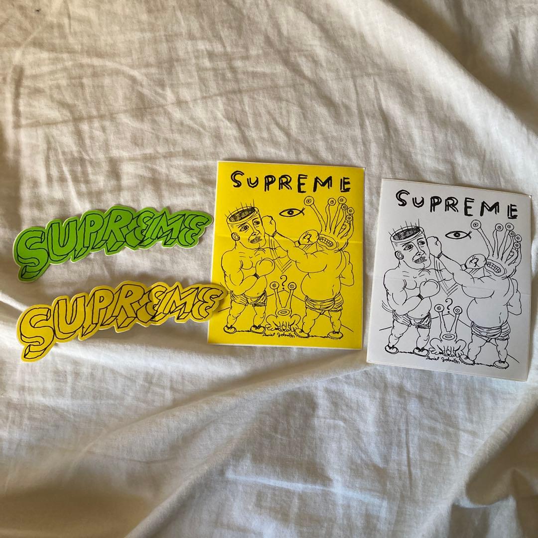 SUPREME daniel johnstonステッカーセット 4枚