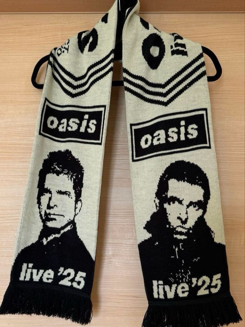 oasis live '25 フットボールスカーフ