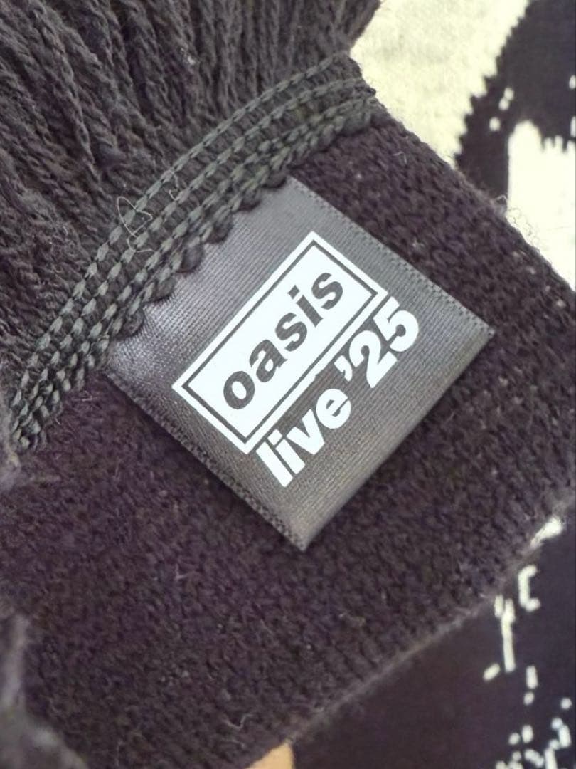 oasis live '25 フットボールスカーフ