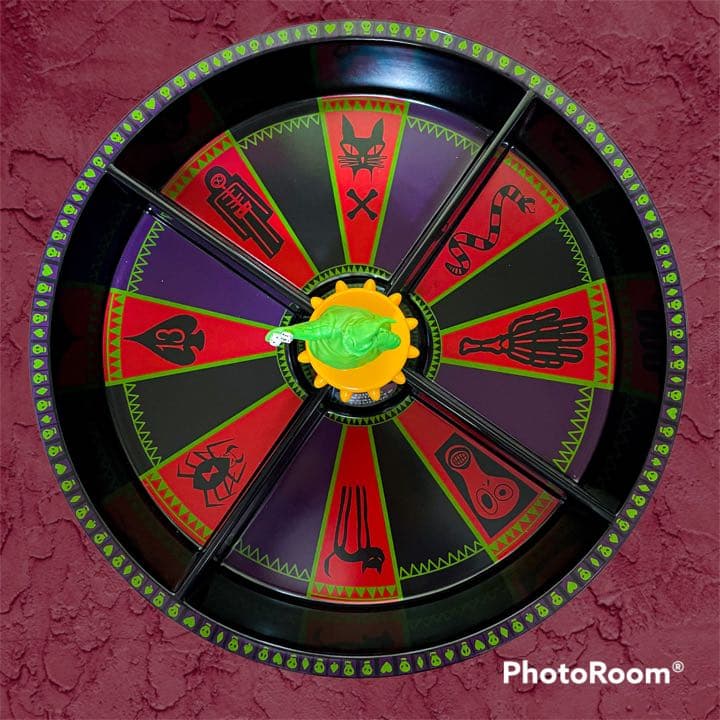 ナイトメアビフォアクリスマス　ブギー　ルーレット　皿　ハロウィン　ヴィランズ