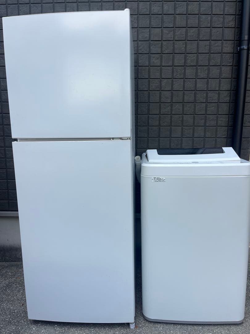 福岡市配送設置無料　大きめ201L冷蔵庫、洗濯機セット