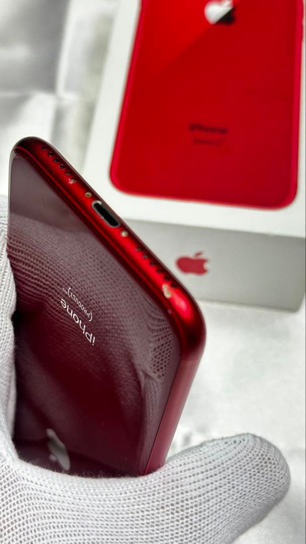 Apple iPhone 8 赤 充電器付き