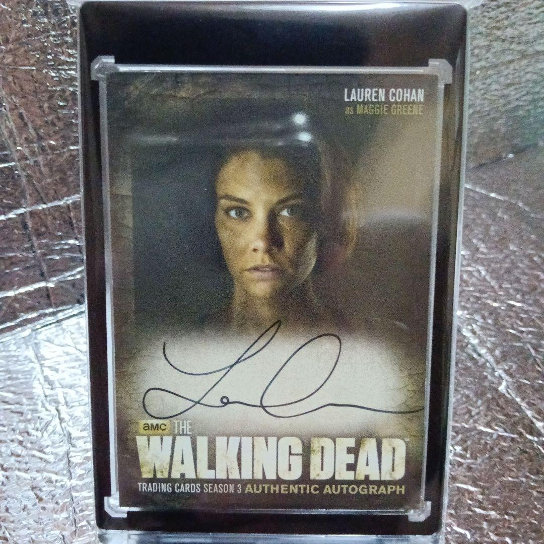 ウォーキングデッド walking dead サインカード 直筆サイン マギー
