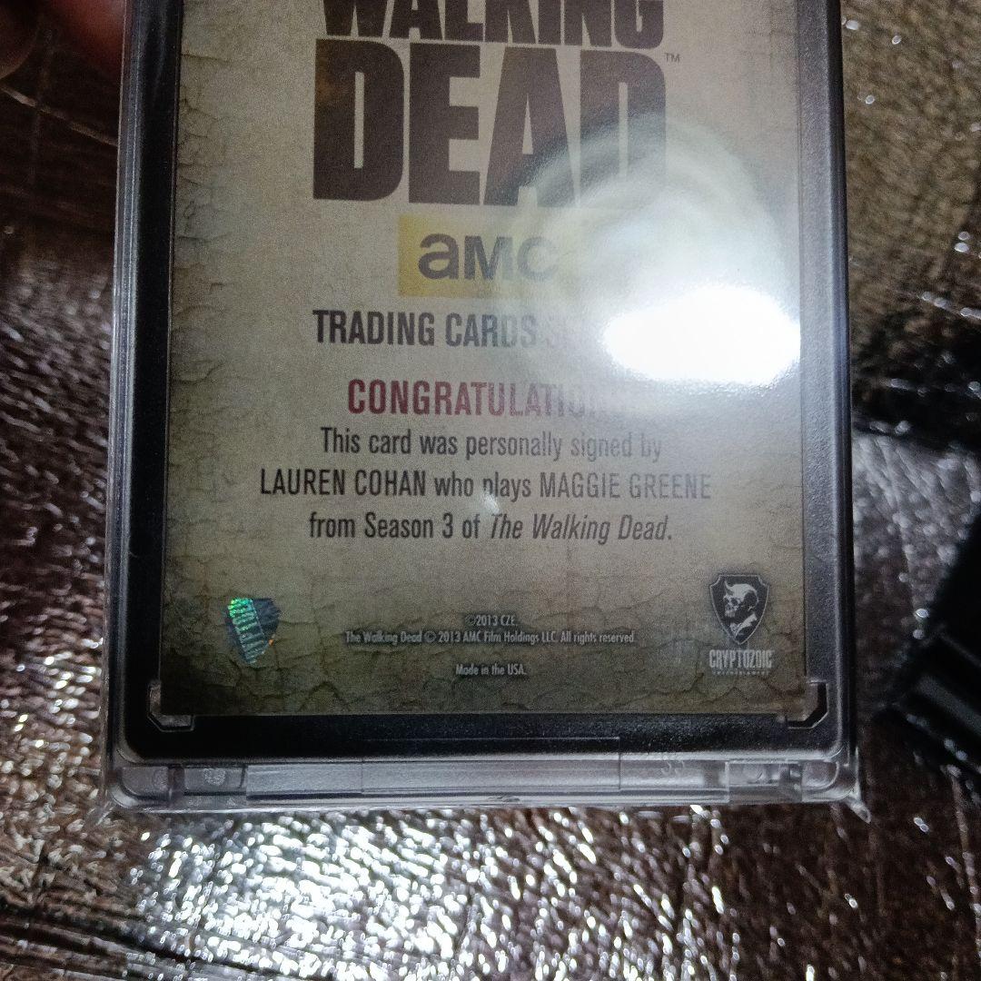 ウォーキングデッド walking dead サインカード 直筆サイン マギー