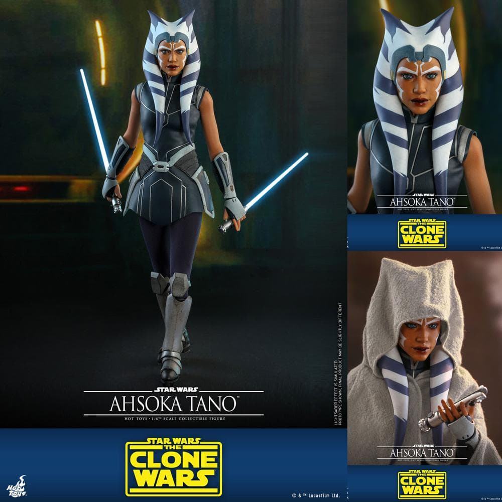 クローン・ウォーズ【アソーカ・タノ】1/6フィギュア　ホットトイズ