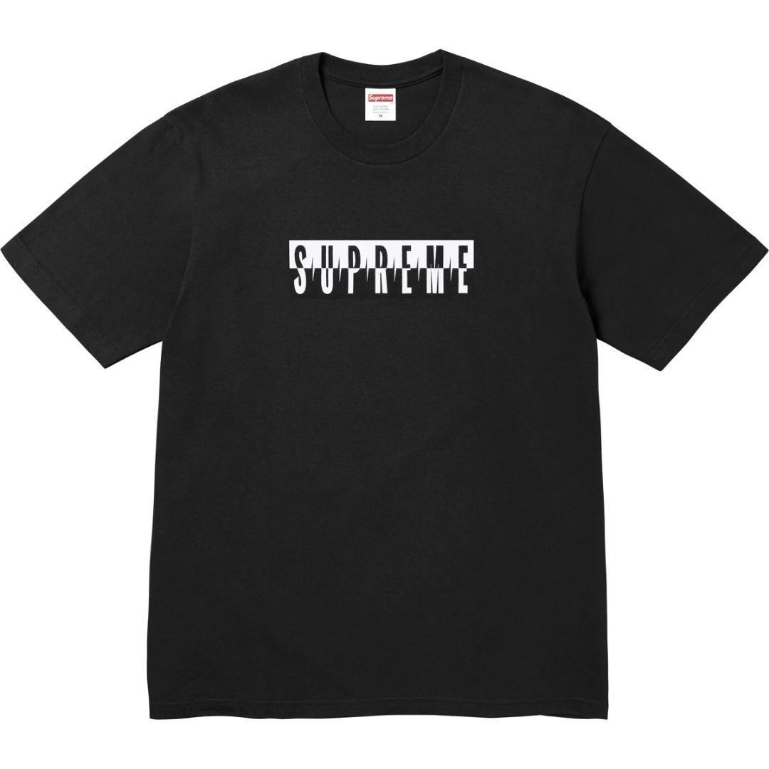 Supreme Split Tee BLACK L ブラック 木村拓也着用モデル