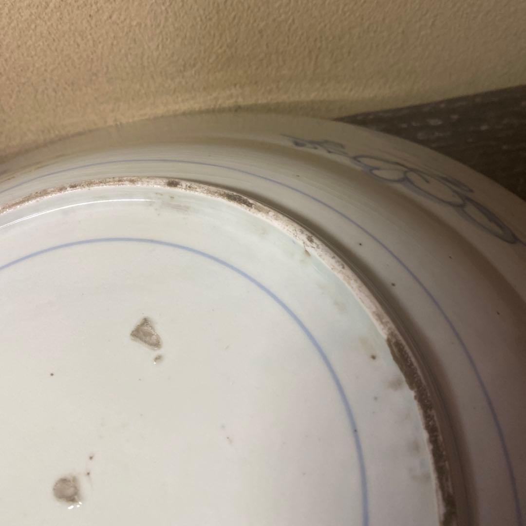 ヨーロッパ里帰り古伊万里芙蓉手大皿