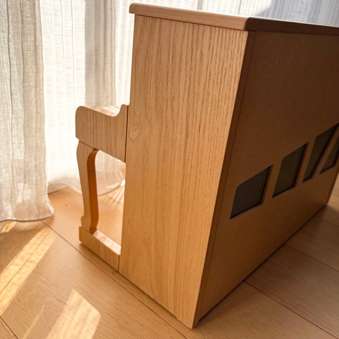 カワイKAWAIアップライトピアノ河合ナチュラルミニピアノ子供おしゃれ木目