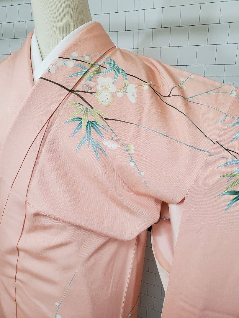 685ー72番　在庫処分　着物　正絹　振袖　成人式　手描き　京友禅染め　在庫処分