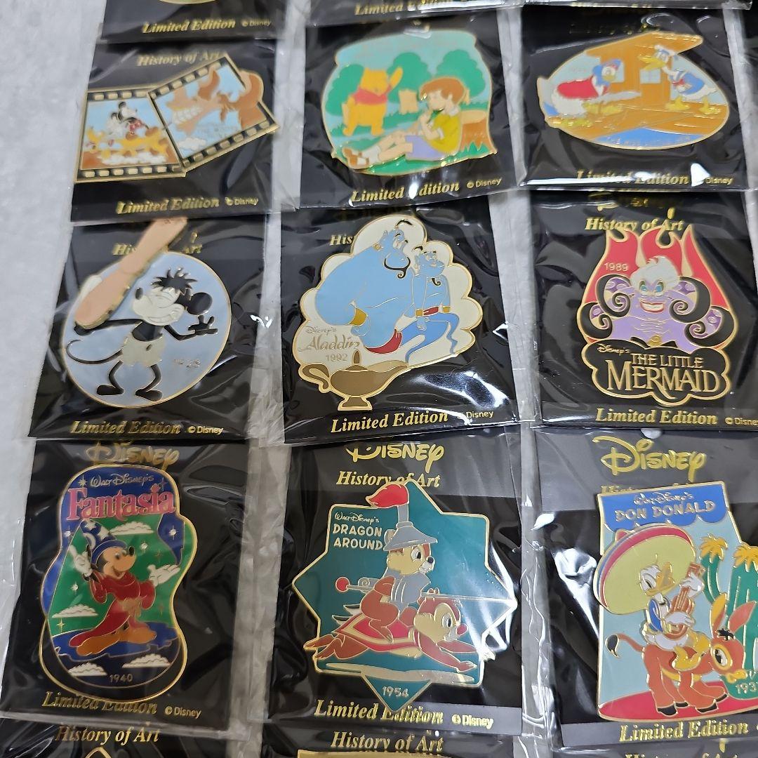 Disney History of Art キャラクター 限定ピンバッジ