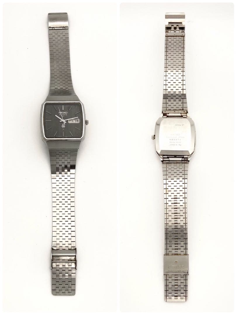 【稼動品】SEIKO デイデイト スクエア クォーツ 腕時計 0823-5000