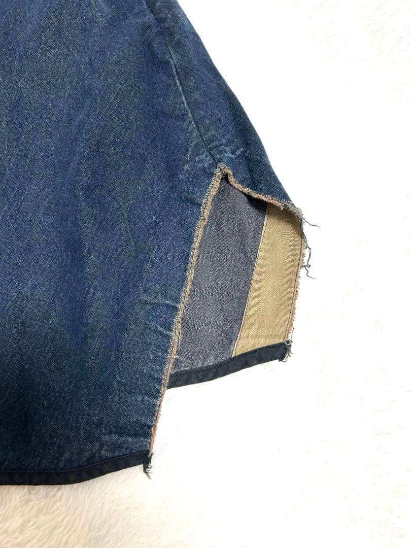 フランス製 MARC LE BIHAN 再構築 リメイク 変形 スカート L