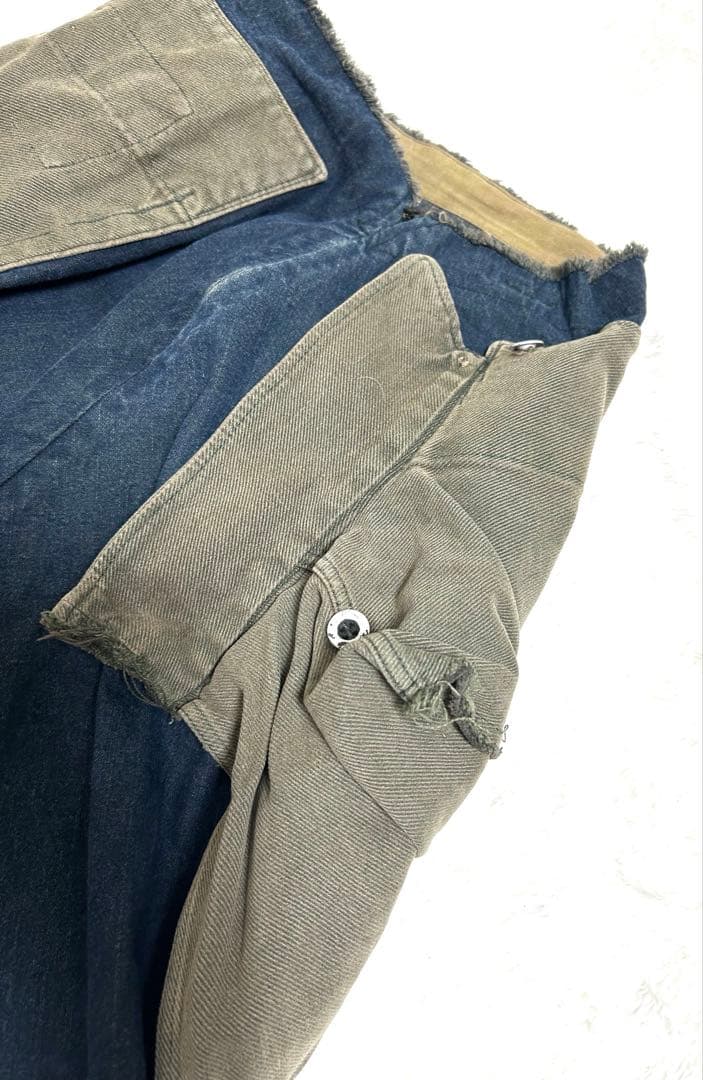 フランス製 MARC LE BIHAN 再構築 リメイク 変形 スカート L