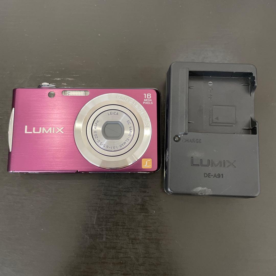 美品　Panasonic LUMIX DMC-FH5 デジタルカメラ　パープル