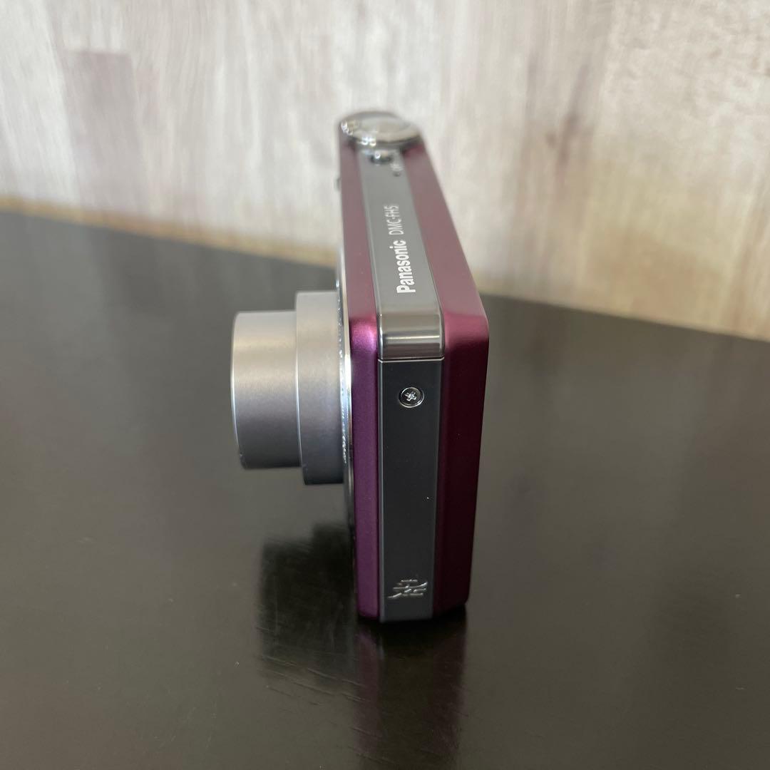 美品　Panasonic LUMIX DMC-FH5 デジタルカメラ　パープル