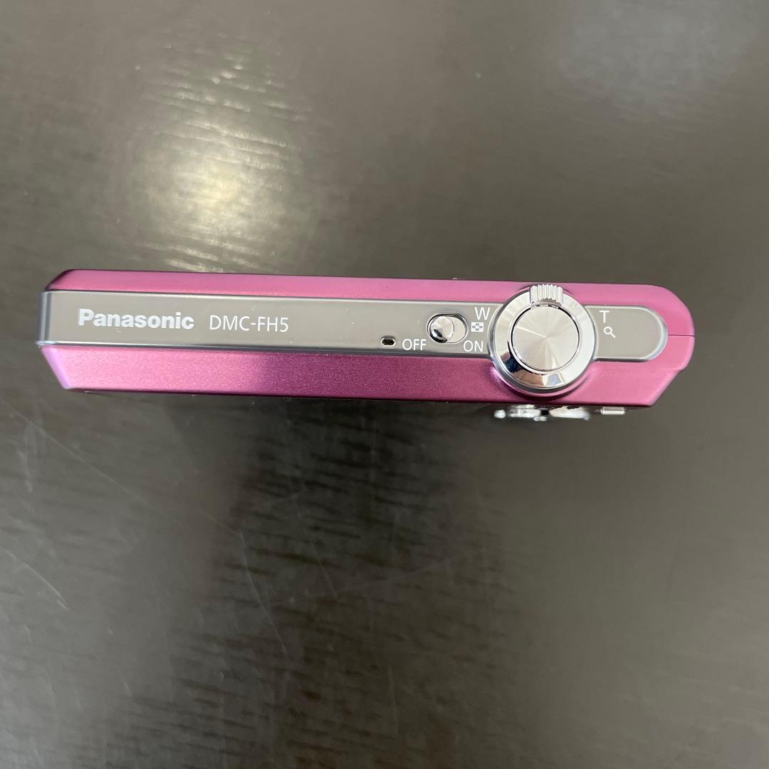 美品　Panasonic LUMIX DMC-FH5 デジタルカメラ　パープル